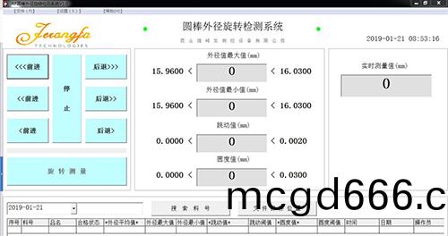 外逕及跳(tiao)動(dong)鏇轉測試係(xi)統